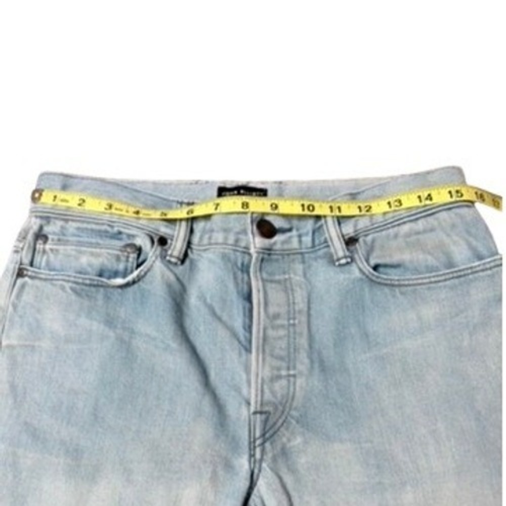 John‎ Elliott Season Seven Japanese Denim Light Wash Cigarette Jeans Women's 32 - Picture 4 of 9